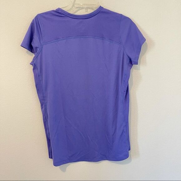 Nike Dri Fit Purple Workout Tee Size X-Large - Picture 2 of 3